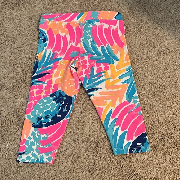 Lilly Pulitzer Girl's Leggings Goombsy Smash size Small (4-5) - Picture 3 of 3